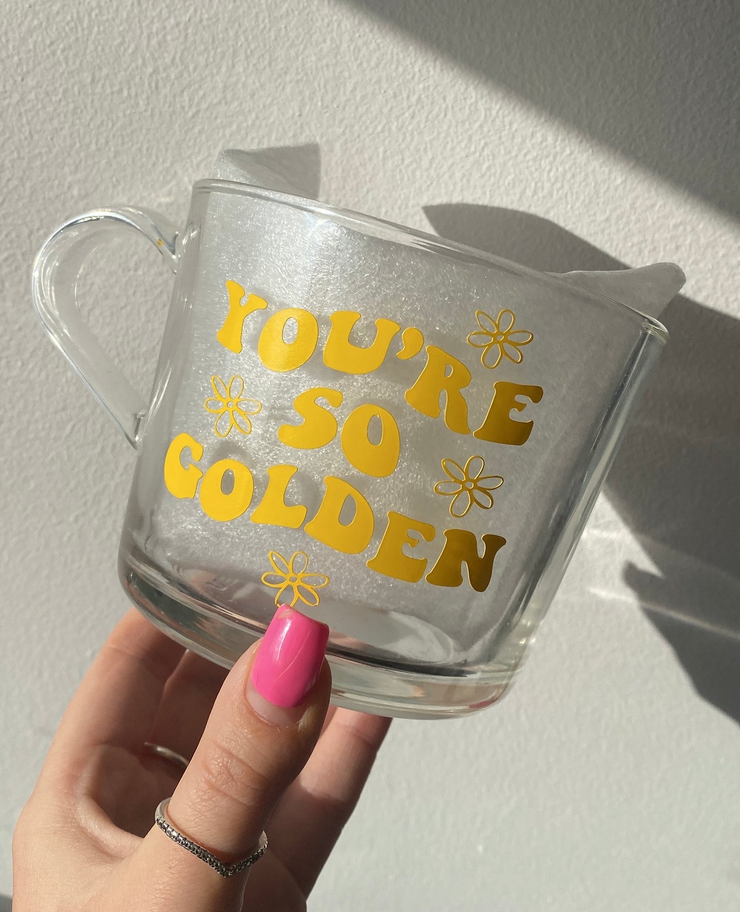 You’re so golden mug no