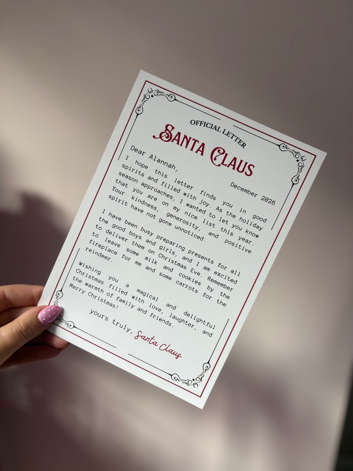 Santa Letter