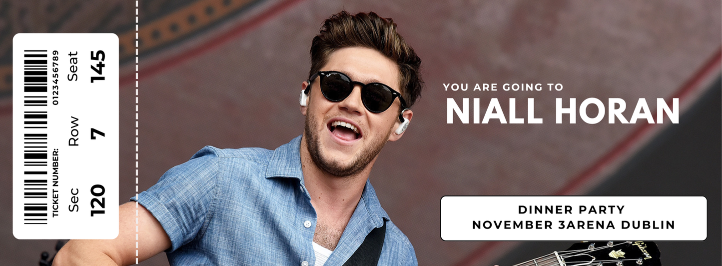 Souvenir Paper Tickets Concerts