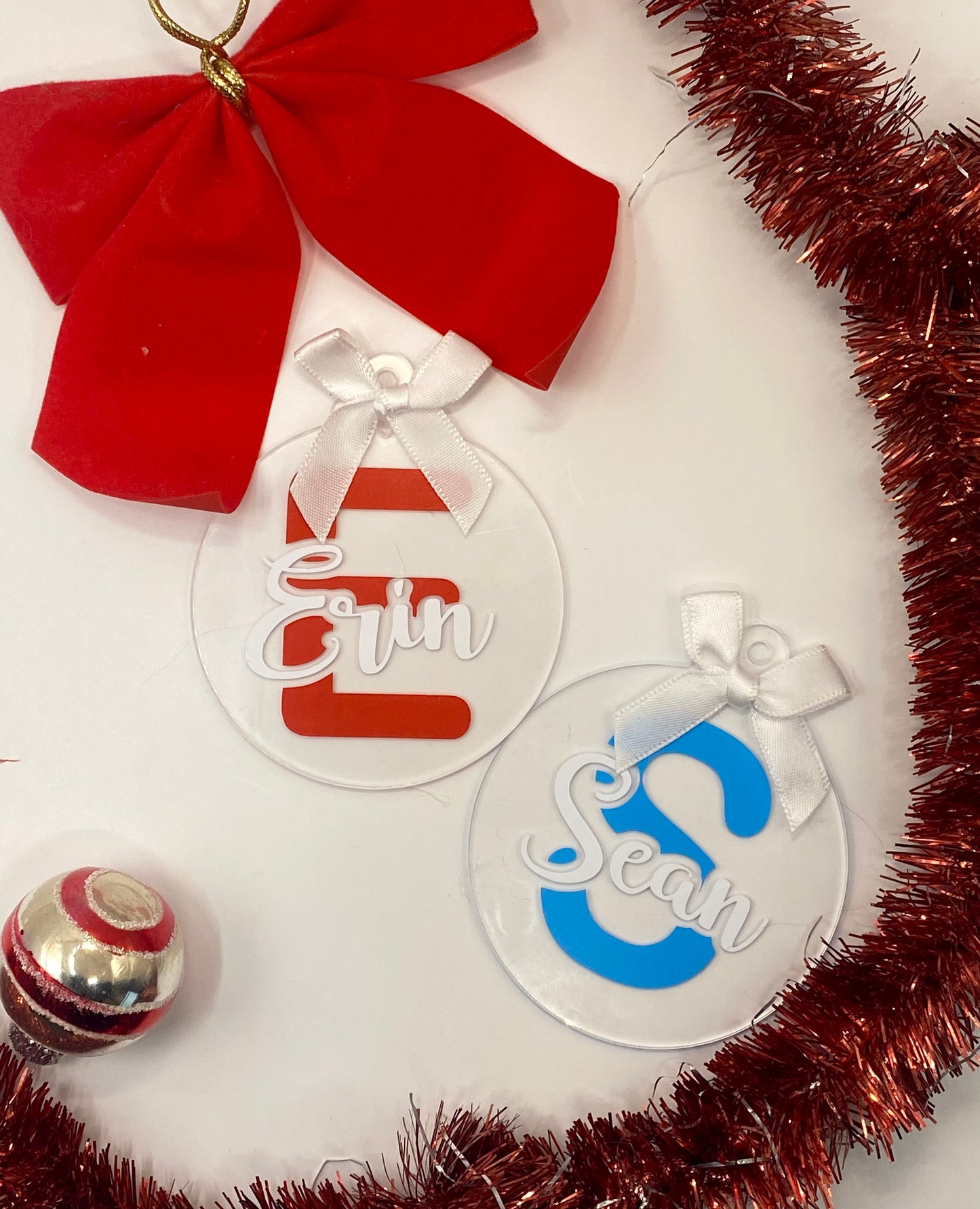 Personalised Name Baubles