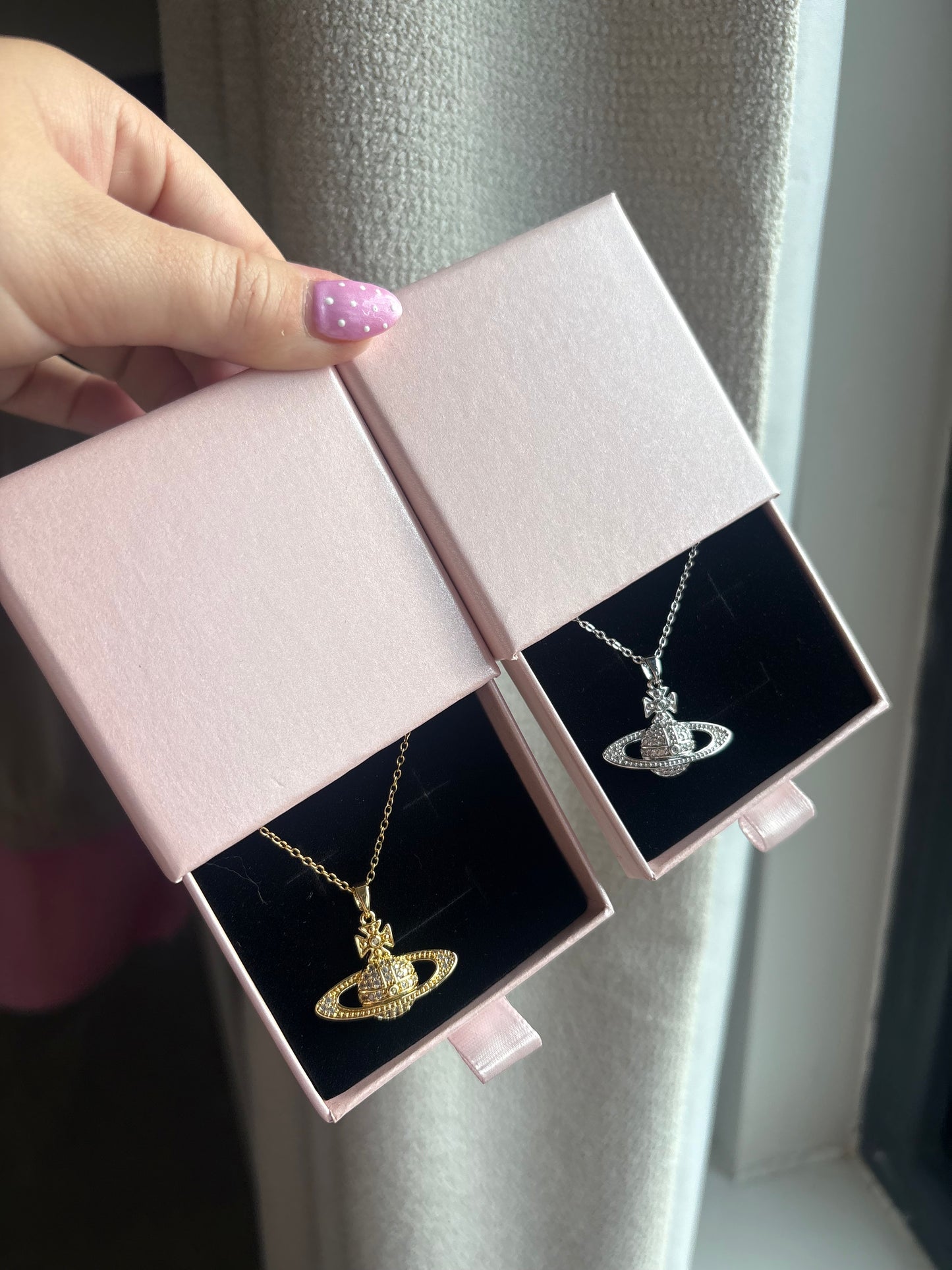 Saturn necklace