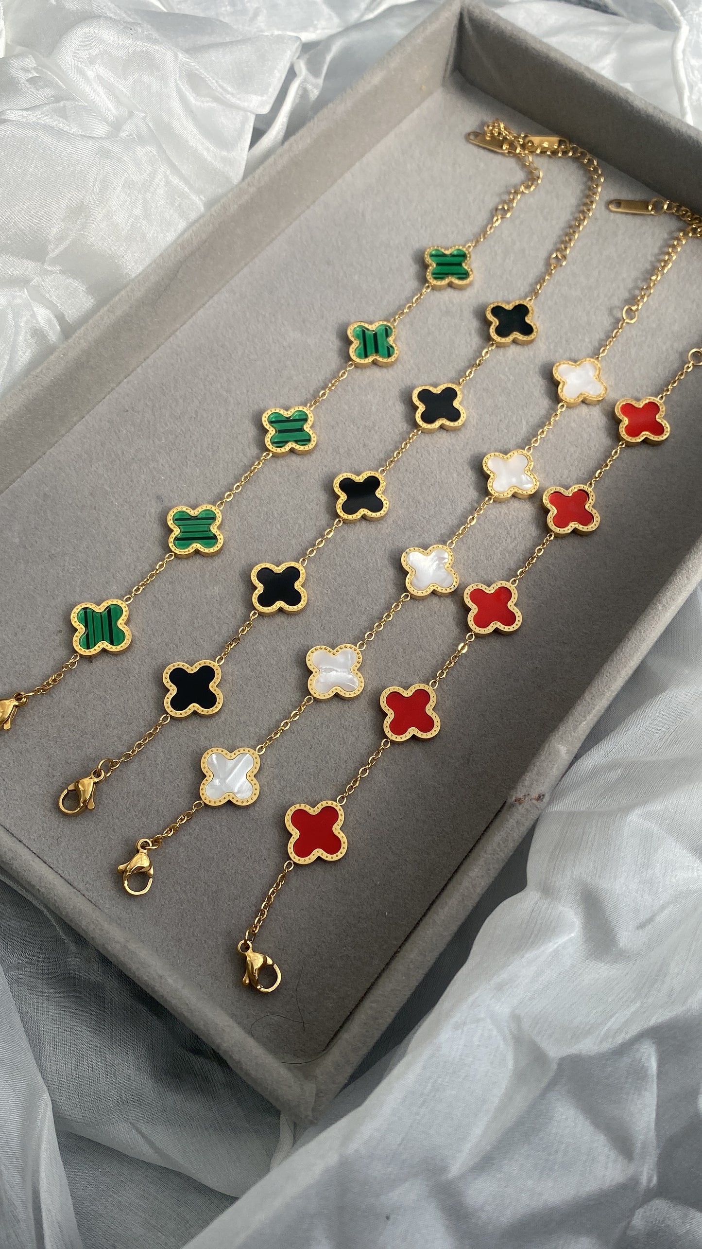 18k Clover Bracelet