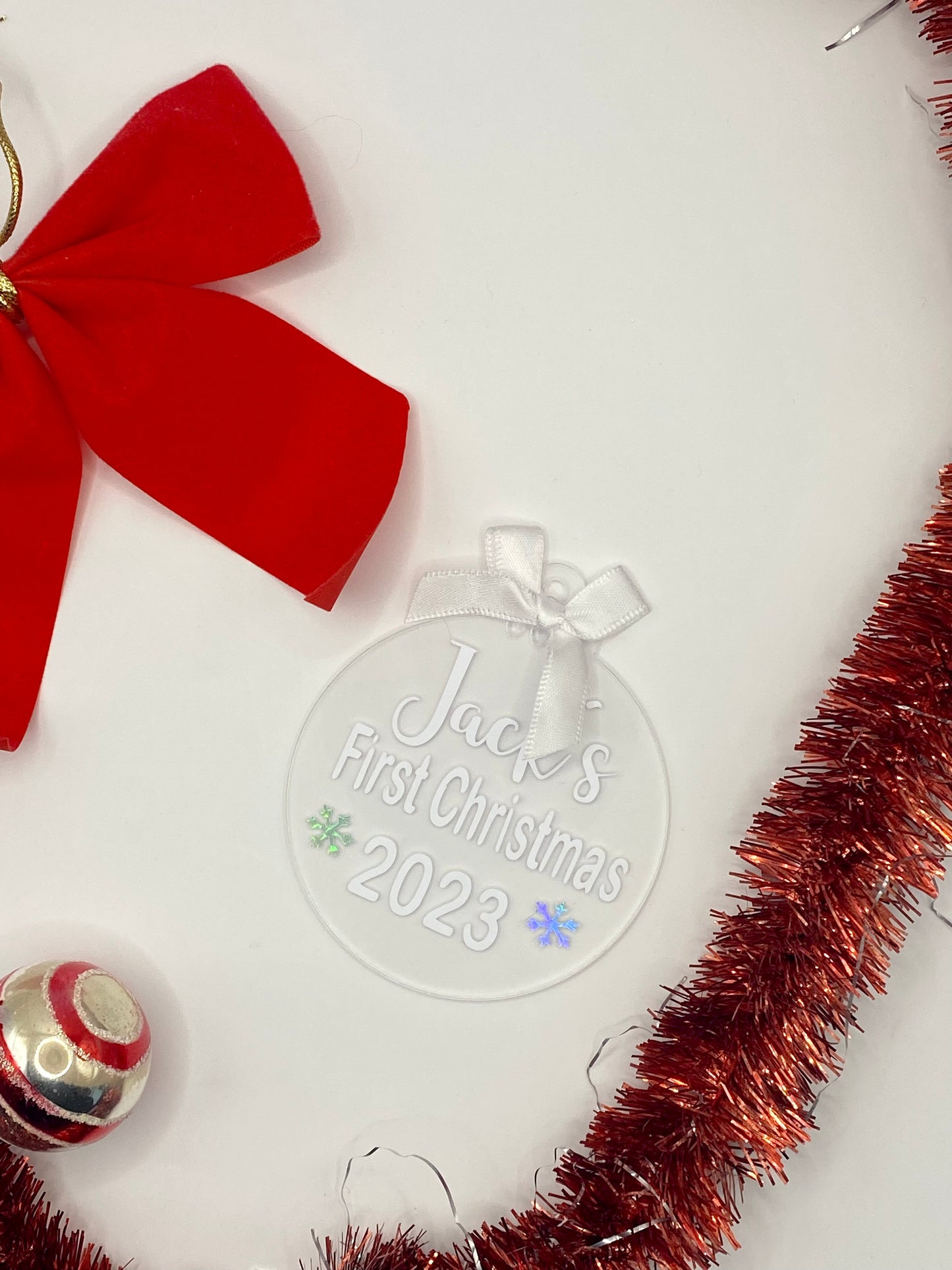 First Christmas Bauble