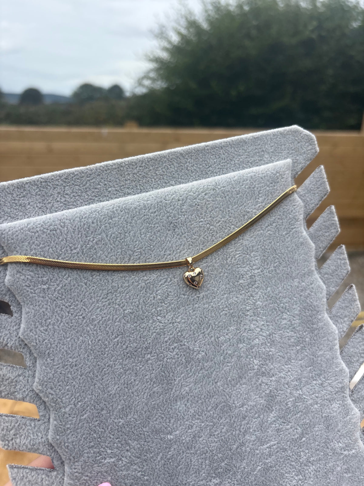 Heart snake chain