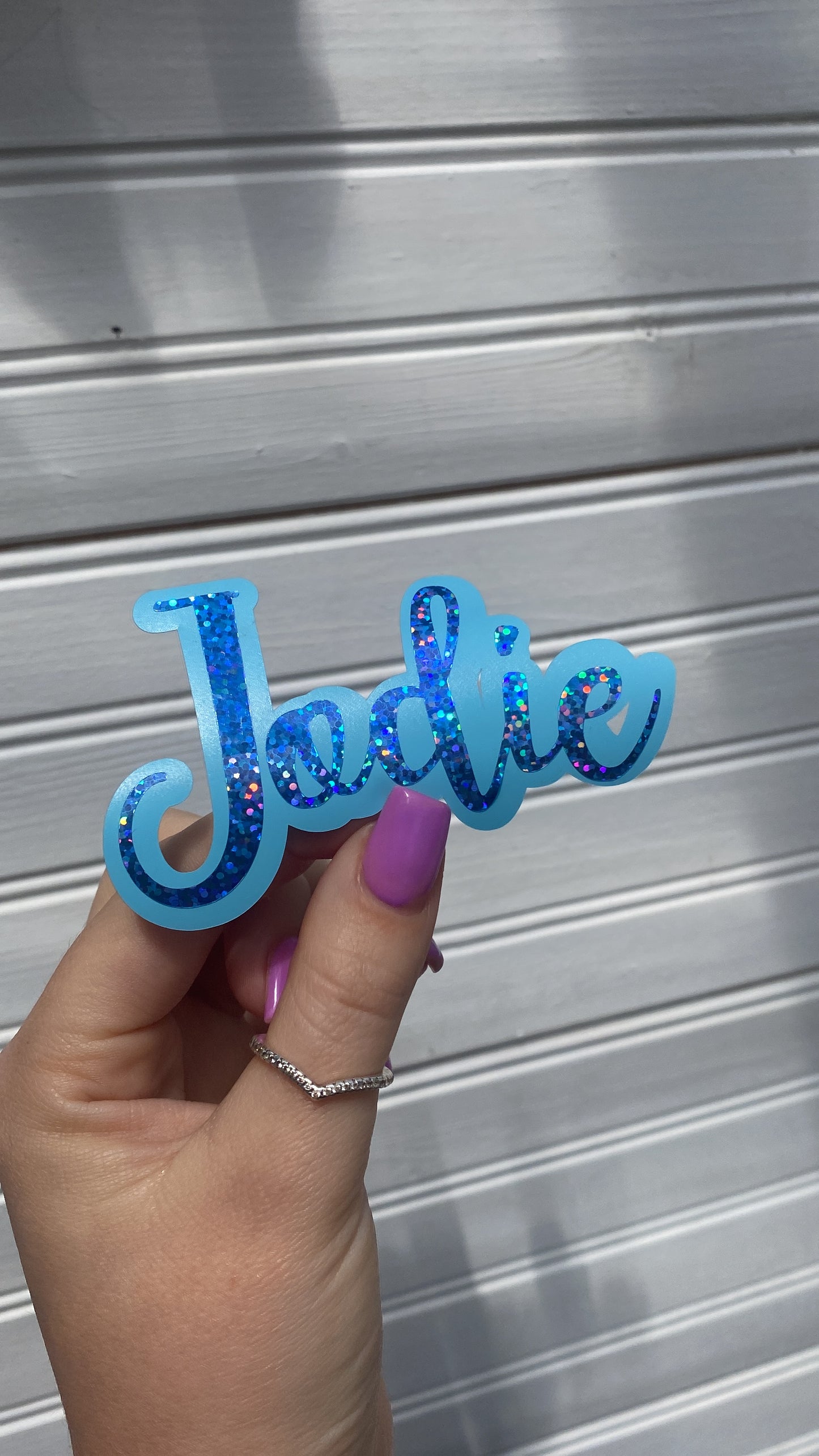 Double Name Decal