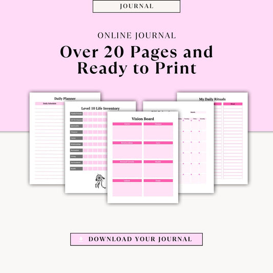 Manifestation Dream Life Journal