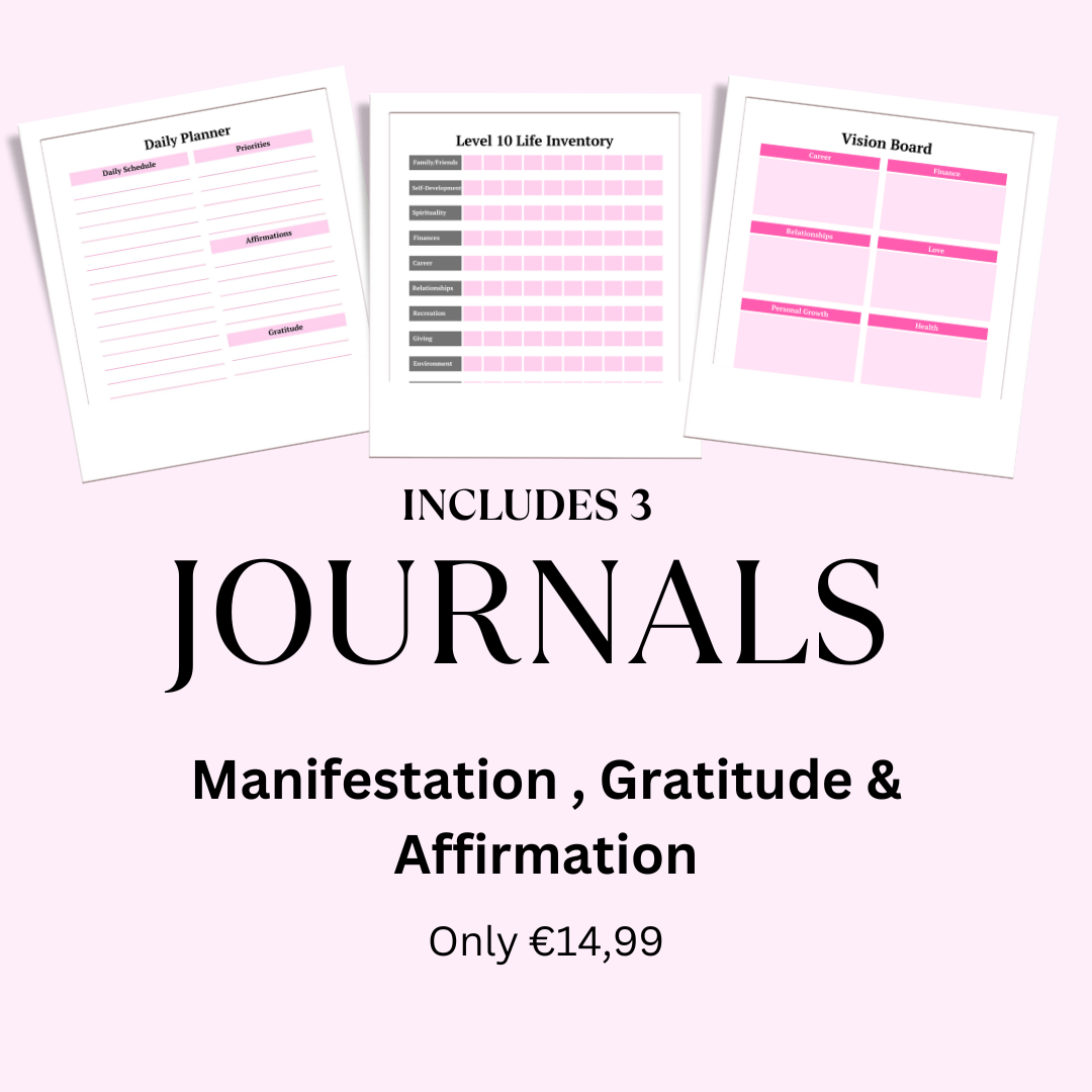 BUNDLE deal - Affirmation, Manifestation & Gratitude Journals