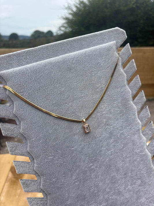 Diamond snake chain
