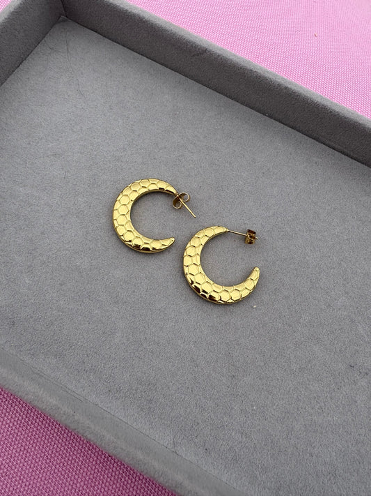 Snake skin hoops