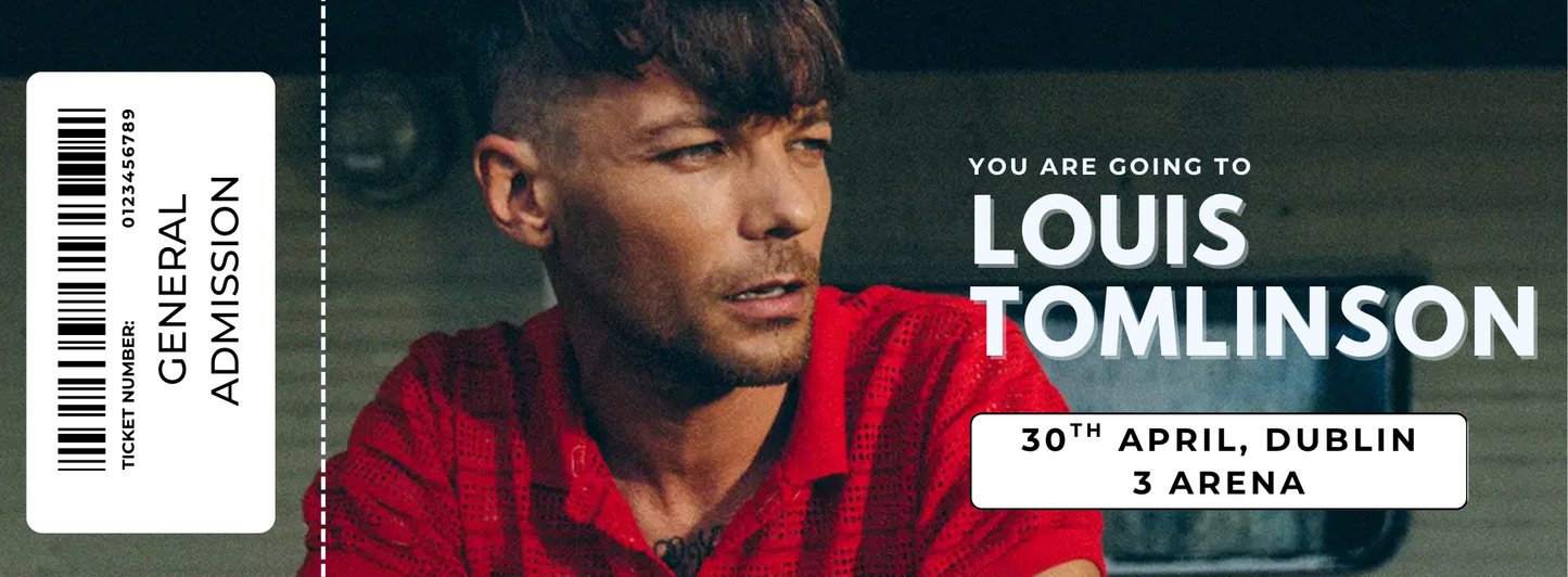 Souvenir Paper Tickets Concerts