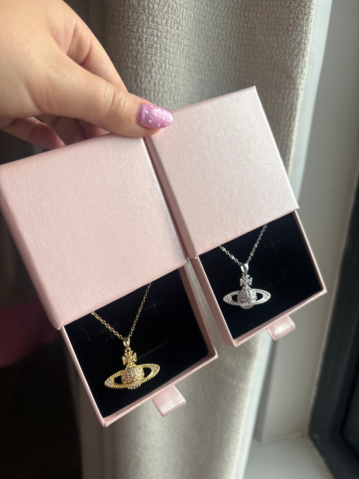 Saturn necklace
