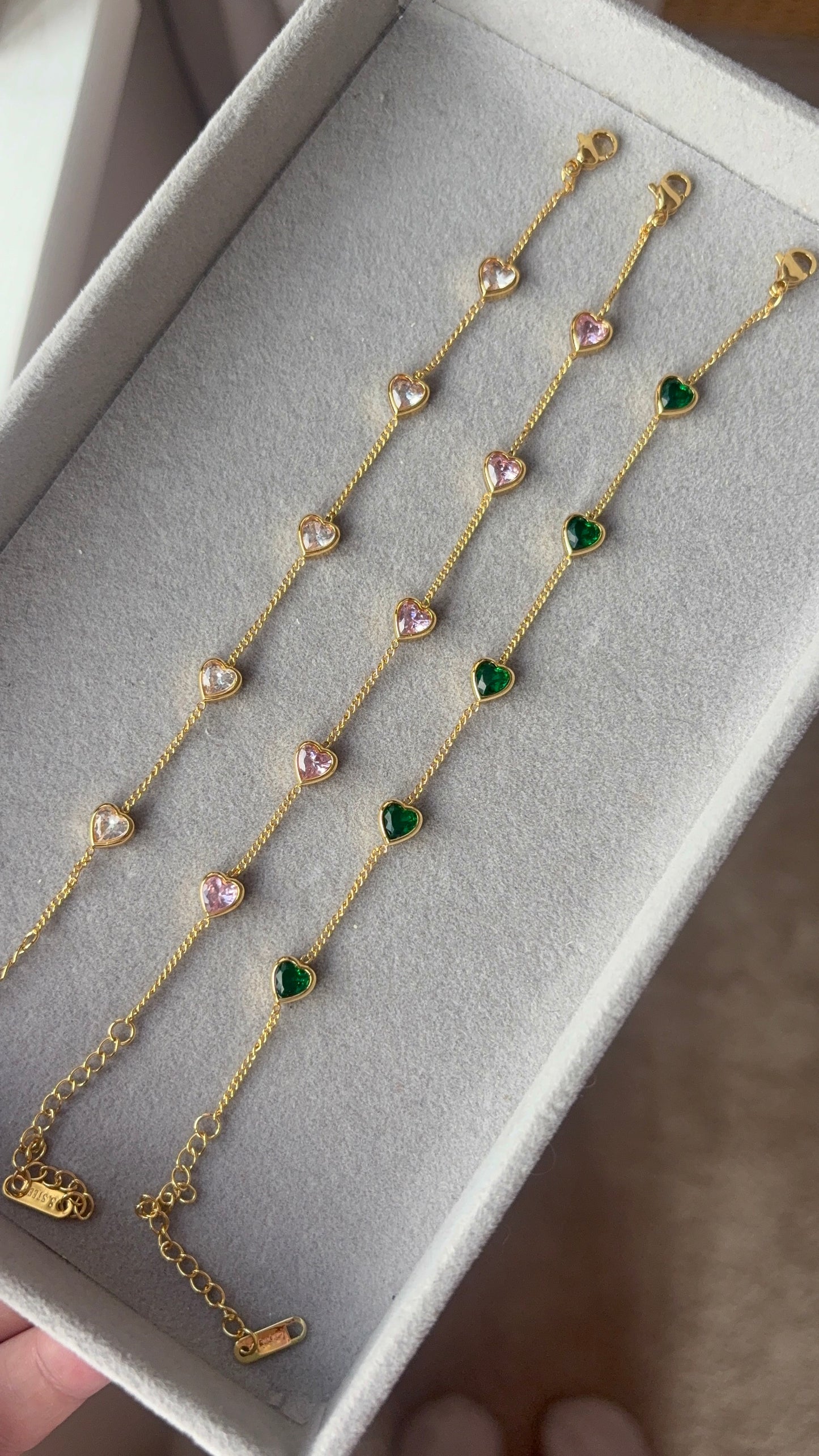Heart bracelets