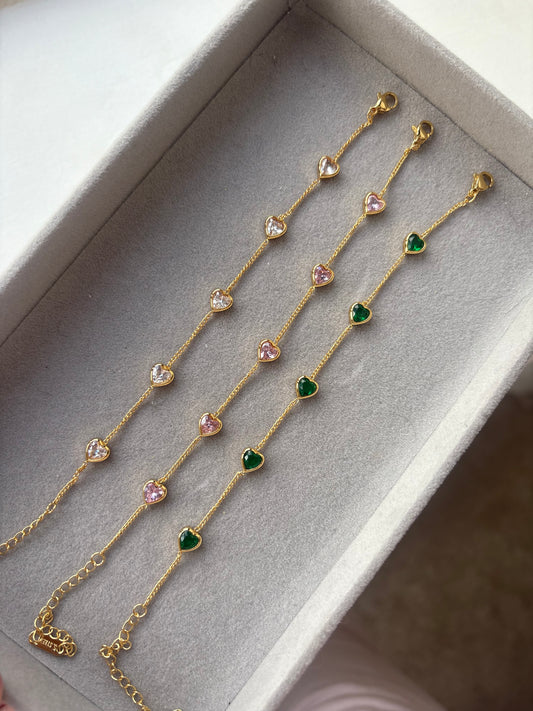 Heart bracelets