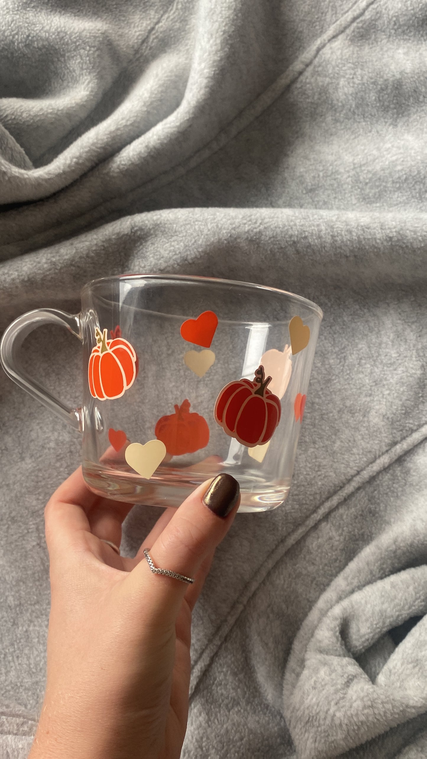 Pumpkin & Hearts Mug
