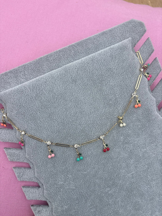 Cherry necklace