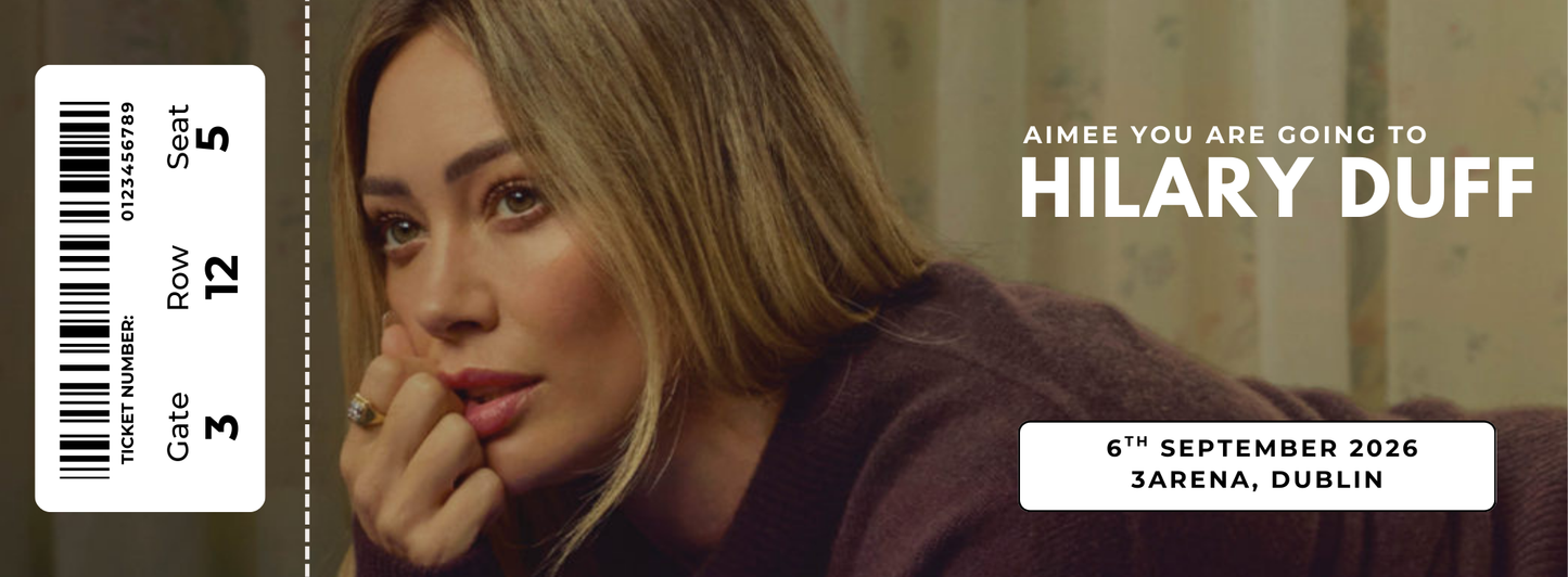 Souvenir Paper Tickets Concerts