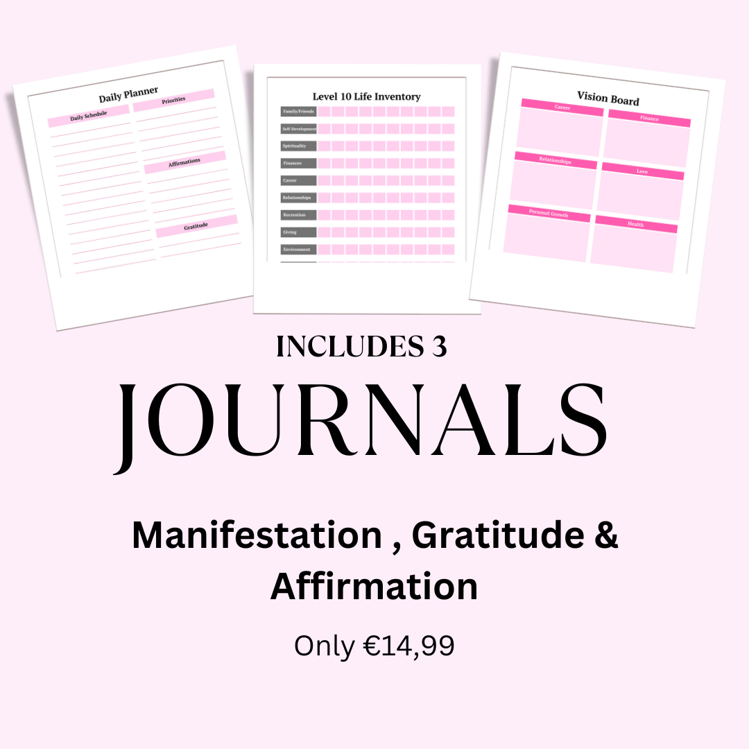 BUNDLE deal  - Affirmation, Manifestation & Gratitude Journals