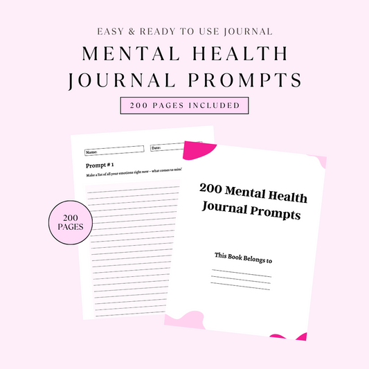 200 Mental health Journal Prompts