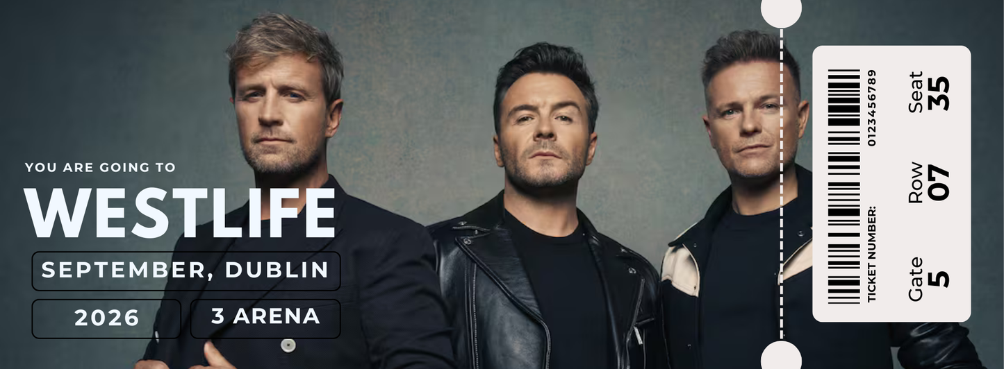 Souvenir Paper Tickets Concerts