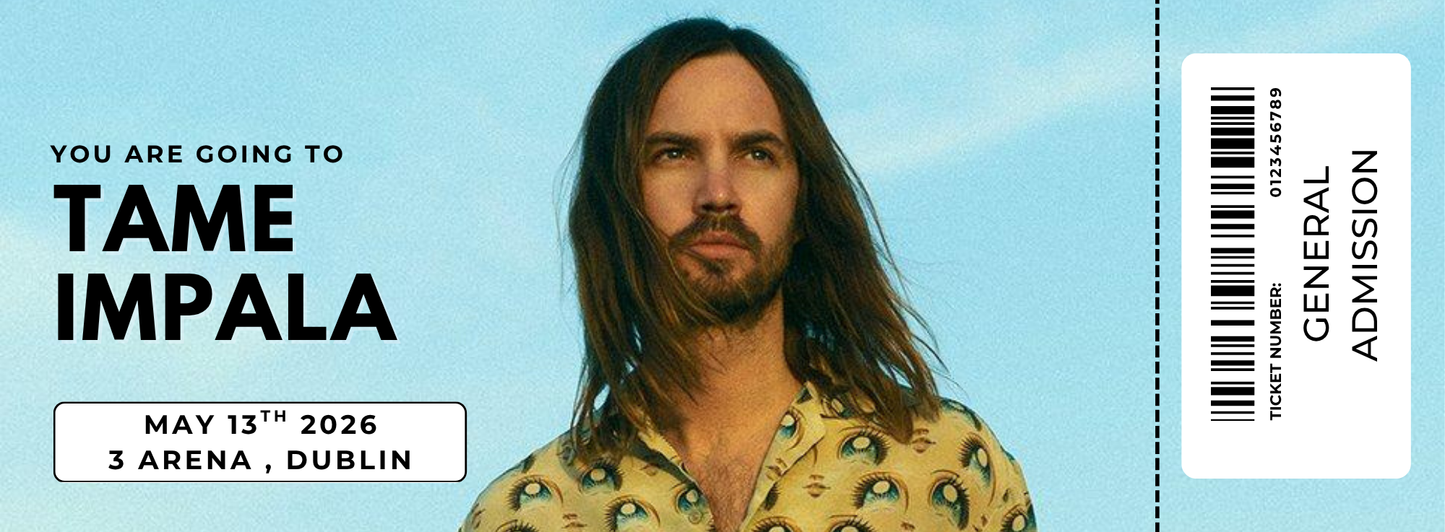 Souvenir Paper Tickets Concerts