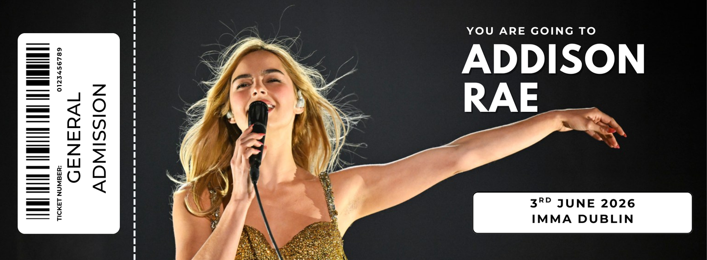 Souvenir Paper Tickets Concerts