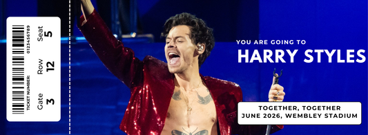 Souvenir Paper Tickets Concerts