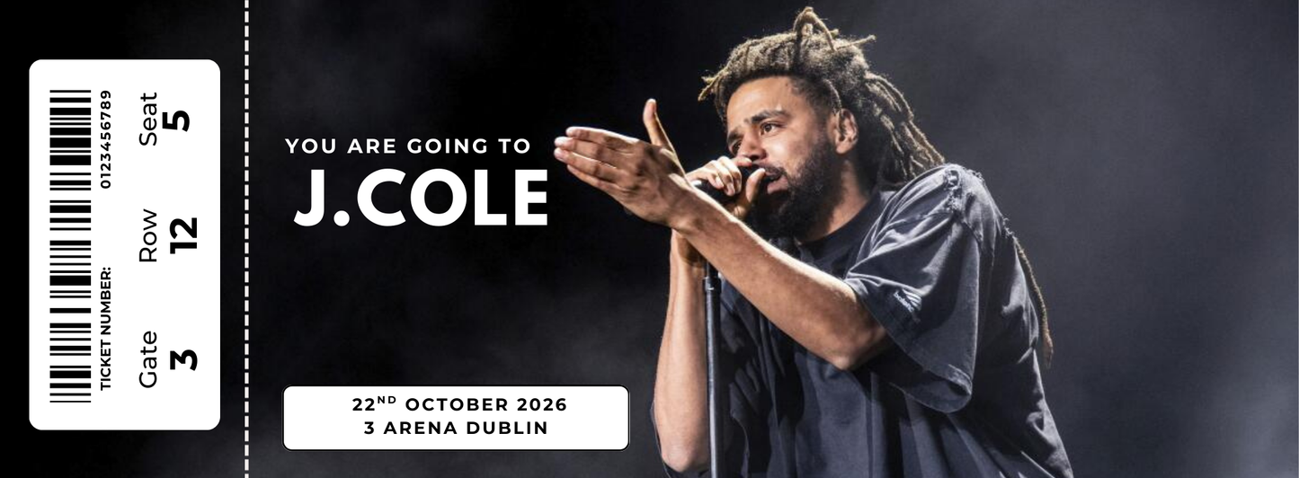 Souvenir Paper Tickets Concerts