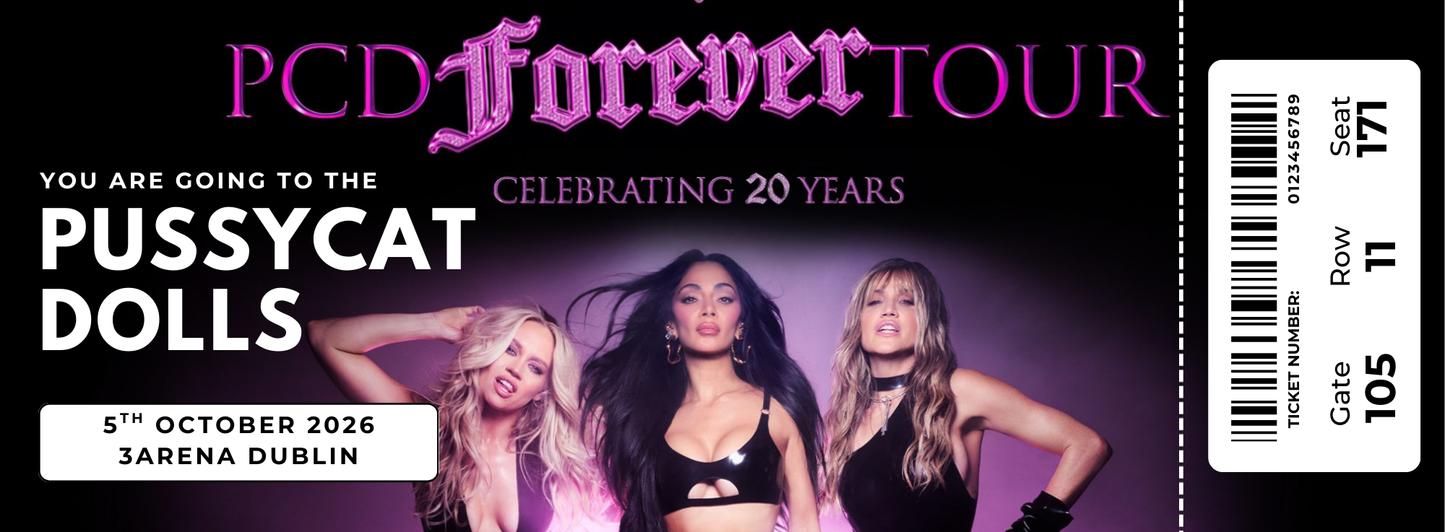 Souvenir Paper Tickets Concerts