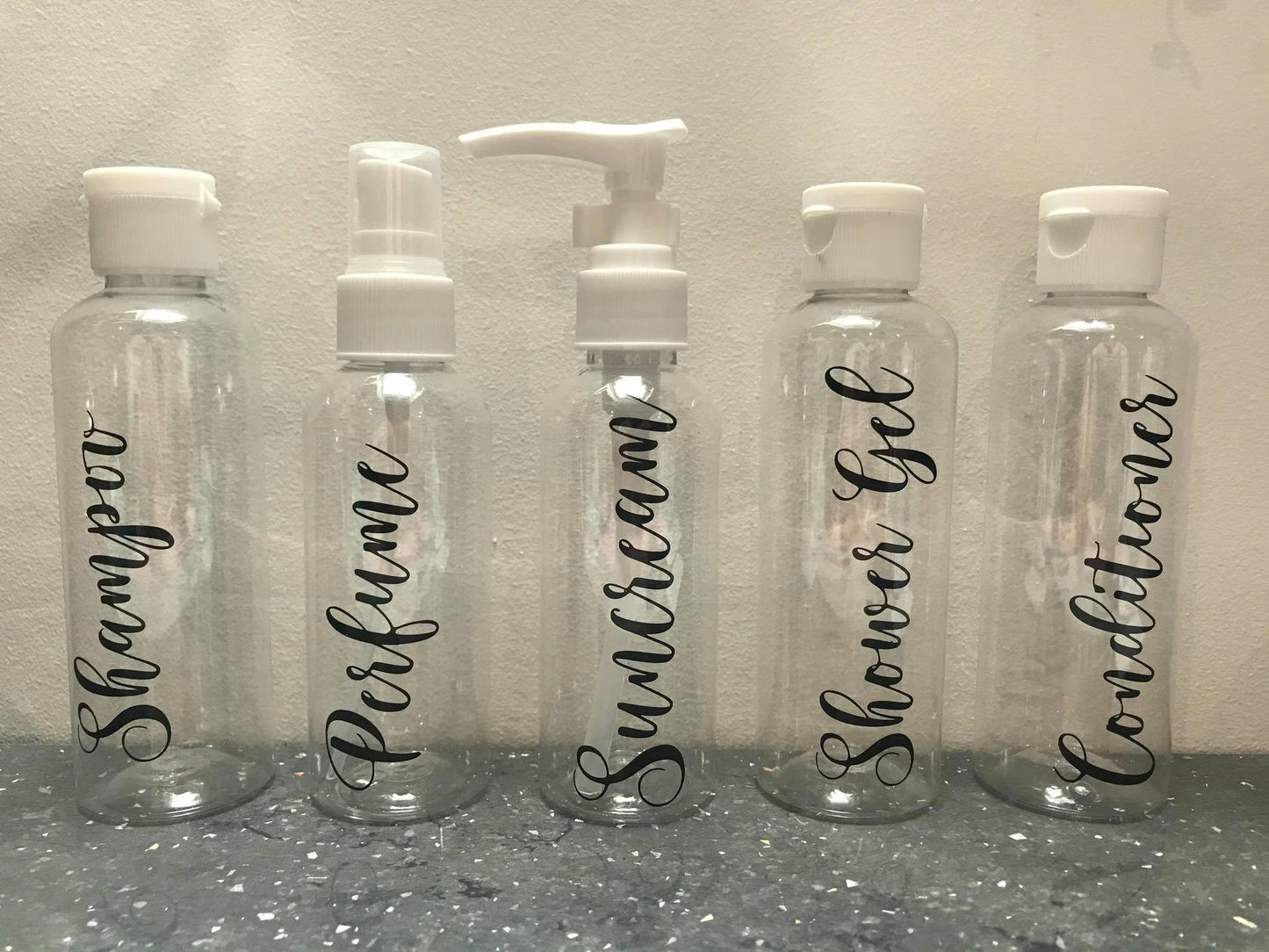 Travel Bottle Labels
